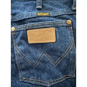 Vintage USA Made Wrangler Dark Wash High Rise Jeans - Size 12 x 32 (13MWZMR) thumbnail 5