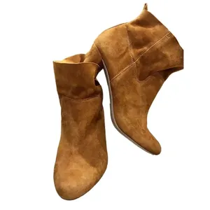 Sole Society Women's Laurel Ankle Booties Brown Suede‎ Size 8 thumbnail 3
