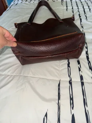 Portland Leather Tote Bag in Dark Brown - Classic Everyday Carry thumbnail 8