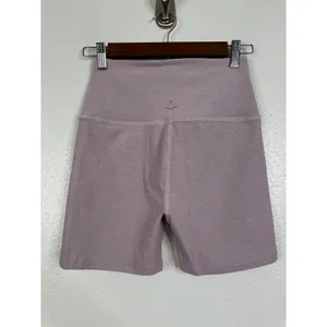 Beyond Yoga Spacedye High Waisted Biker Shorts Lavender Pink Heathered Medium thumbnail 2
