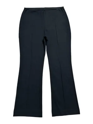 Everlane THE DREAM KICK FLARE PANT size Large black front pleat thumbnail 1