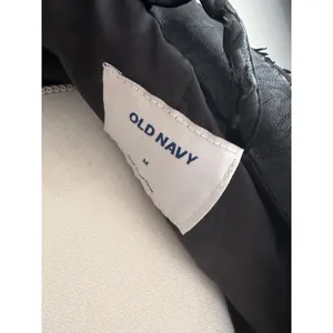 OLD NAVY Vegan Leather Black Jacket Size Medium thumbnail 9
