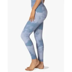 ✨Beyond Yoga Olympus High Waisted Midi Tie Dye Blue Sz M Leggings✨ thumbnail 5