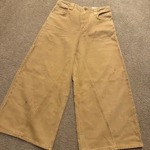 We The FREE PEOPLE Brown CHILL VIBES Dropped WIDE LEG Distressed Bootcut 30” NEW thumbnail 3