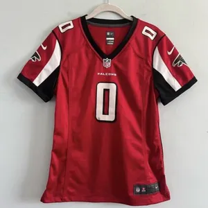 Nike Atlanta Falcons Tubbs #0‎ Womens Red NFL Football Jersey thumbnail 1