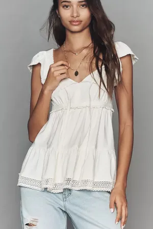 Anthropologie Tiered Tunic Top thumbnail 1