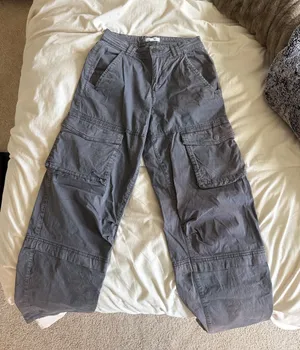 Garage grey cargo pants thumbnail 1
