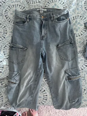 Altar'd State Cargo Jeans thumbnail 1