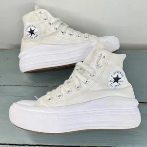 Converse Chuck Taylor All Star Move White Platform High Top Sneakers Womens 5 thumbnail 10