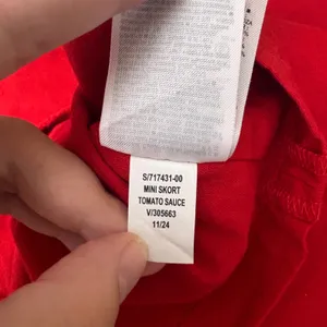 GAP Red Linen Blend Mini Skort Tomato Girl Summer Preppy Resortwear Size Small thumbnail 6