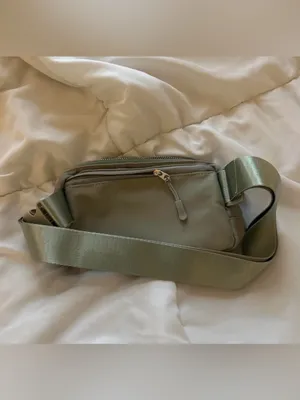 No Boundaries Sage Green Belt Bag Everyday Fanny Pack Crossbody Waist Pouch thumbnail 3