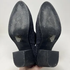 Vintage Havana Rook Black Cheetah‎ Zip Up Ankle Booties Boots Women's Size 7.5 thumbnail 13