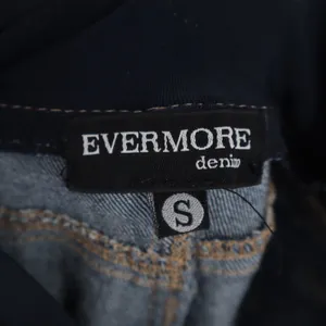 Evermore Denim Maternity Skinny Jeans Medium Wash Over Belly Panel Small thumbnail 2