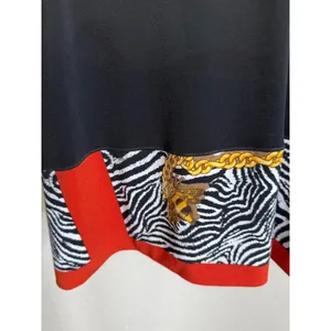 Eva Varro Womens S‎ Black Zebra Tunic Blouse Long Sleeve Bee Ladybug Career Chic thumbnail 2