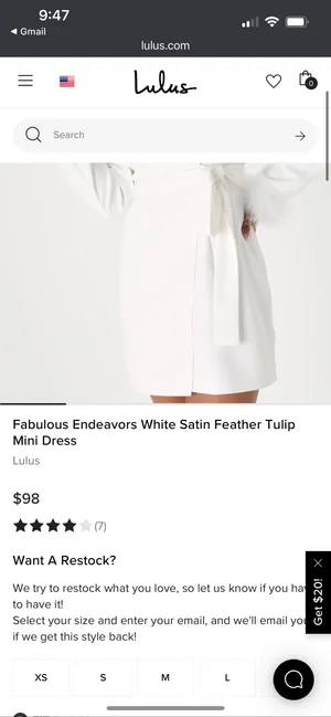 Lulus White Dress Feathered Sleeves thumbnail 4
