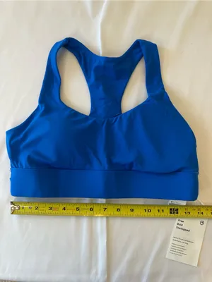 Women's Racerback Sports Bra — Royal Blue thumbnail 5