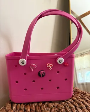 Pink Mini Bogg Bag with Barbie Charms thumbnail 1