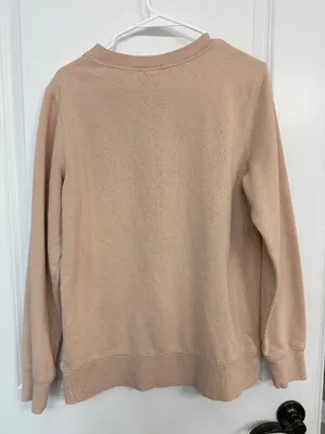 The North Face Tan Fleece Crewneck Pullover Women’s M thumbnail 6