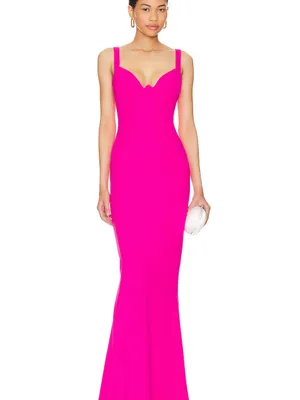 Nookie Romance Gown in Pink from Revolve thumbnail 3