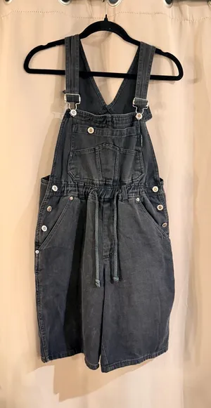 Not So Normal Black Denim Overall Size undefined thumbnail 1