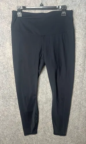 Fabletics Woman Size Large Black‎ ankle athletic Leggings thumbnail 1
