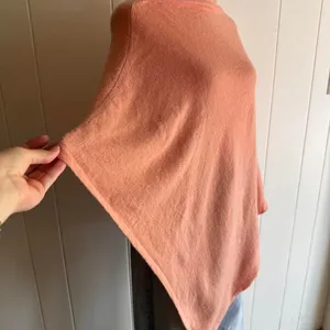Cashmere Orange Luxury Poncho Boho Women's Shawl One Size thumbnail 2
