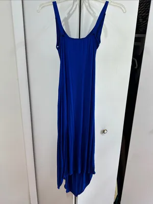 Blue Knot-Front Sleeveless Dress - Unbranded thumbnail 4