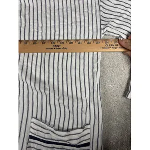 Lilka Anthropologie striped‎ tunic shirt dress Medium Pockets Oversized thumbnail 7