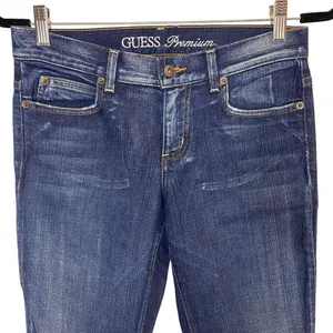 Guess Premium Denim Flirt Bootcut Dark Wash Jeans Women‎ Size 27 Pants Stretch thumbnail 2