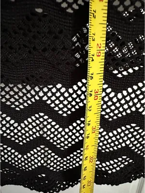 Roxy Black Swim Cover-Up No Size Tag (M) thumbnail 6