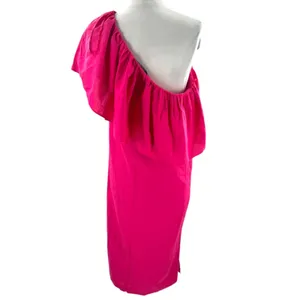 Tuckernuck Pomander Place‎ Florencia Ruffle Shoulder Linen Blend Dress Sz Medium thumbnail 6