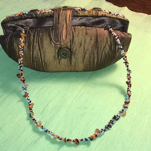 Beaded Handbag Brown thumbnail 4