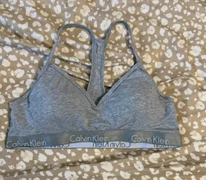 Grey Calvin Klein Bralette thumbnail 1