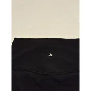 Lululemon Women's Black Crop Leggings Estimated Size Small High Waist Yoga thumbnail 3