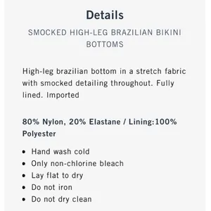 Abercrombie & Fitch Smocked Bikini Set thumbnail 5