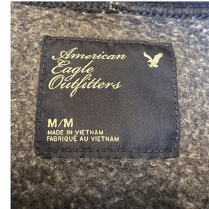American Eagle Vintage Y2K Zip Hoodie Sweatshirt Medium Spell Out thumbnail 3