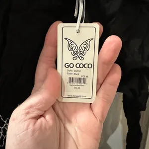 Go Coco Black Embroidered Romper‎ in M NWT Size M thumbnail 2