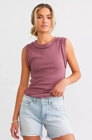 ❤️Free people Kate Ribbed Tank Top thumbnail 1