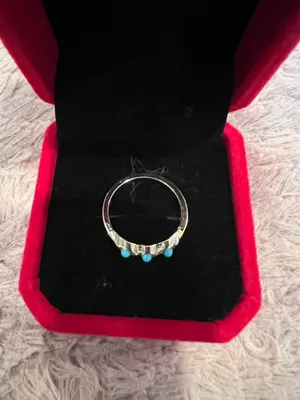 Women’s Golden Stackable Ring Size 7 Gold thumbnail 2