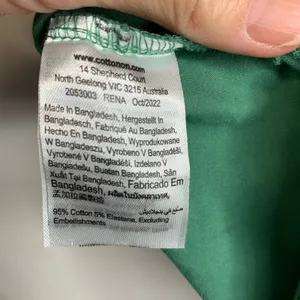 Cotton On Green Crop Top T Shirt Sz Large thumbnail 8