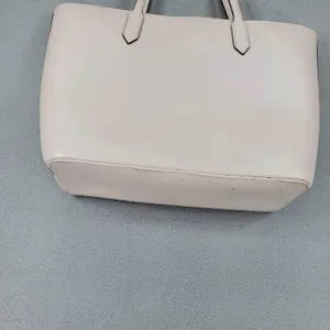 Kate Spade Leather Tote Bag Women L Beige‎ Pink Nude Gold Logo Shoulder Bag AVA thumbnail 7