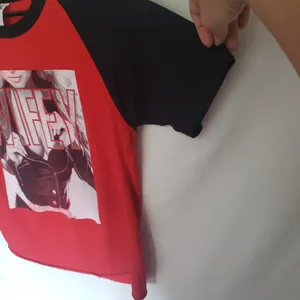 Take That Wifey Graphic Raglan Womens Tshirt Sz M Y2K Grunge Concert Street Red thumbnail 5