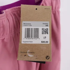 Nike Womens Dri-FIT Training Shorts Pink Athletic Running XS NEW thumbnail 5