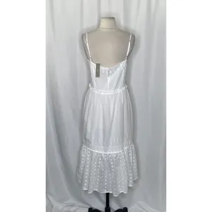 NWT!! J. CREW Sorrento Dress Cotton Voile Solid White Bridal Preppy XXS XX-Small thumbnail 10