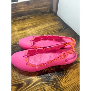 Crocs Pink Flats‎ Size 11 thumbnail 2
