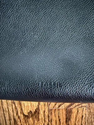 Fossil EW Fiona Crossbody Pebbled Leather Black Cognac Small Pockets Travel thumbnail 7