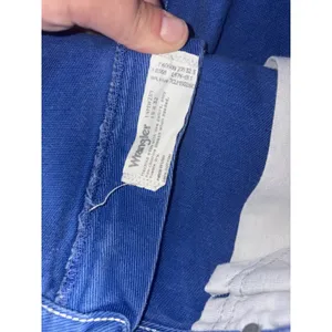 VTG Women's 90s Blue Denim Wrangler‎ Jeans WPL6428 15x32 (30x32) Cowgirl Cut thumbnail 3