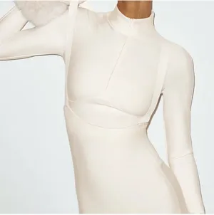 Alo Yoga Airlift Winter Warm Ski Time Long Sleeve Ivory XS thumbnail 1