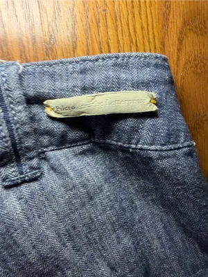 Pilcro x Anthropologie Linen Blend Wide Leg Lightweight Chambray Pants 12. thumbnail 4