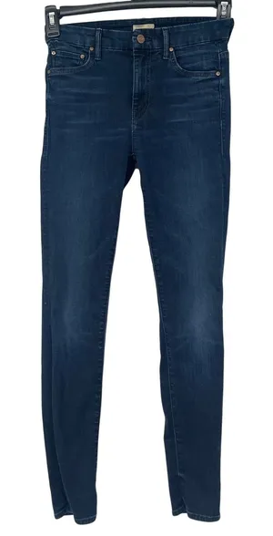 Mother High Waisted Lookers‎ Dark Wash Size 25 thumbnail 1
